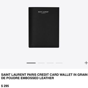 SAINT LAURENT Passport Cover